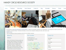Tablet Screenshot of handycirclepg.ca
